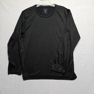Layers Men's Black Long Sleeve Crew Neck T- Shirt Sz XL